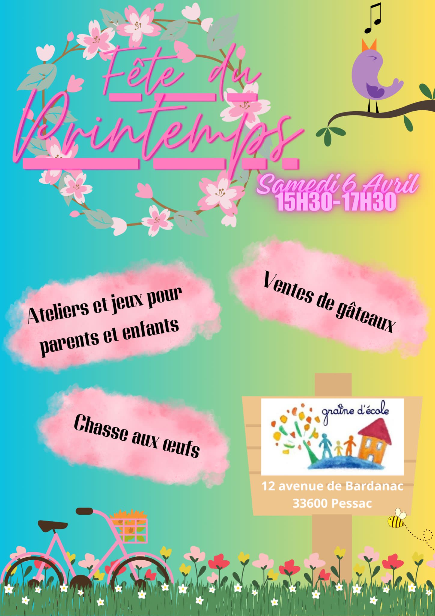 Fête du Printemps ! – Graine d'école Pessac